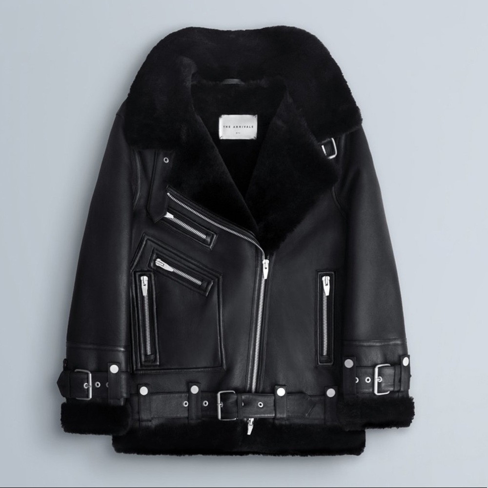 The Arrivals Moya III Shearling Leather Jacket